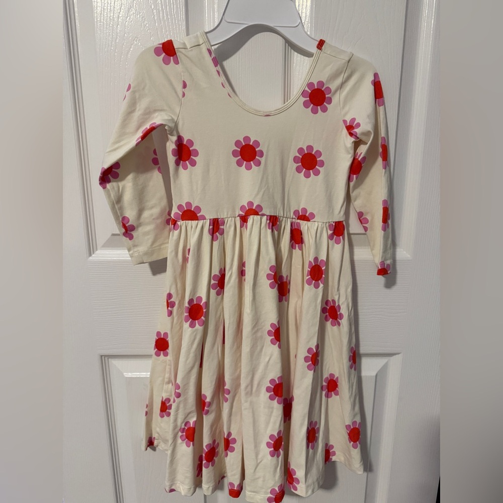 Alice +Ames Girls Long Sleeve Ballet Dress in Groovy Garden Pink size 7